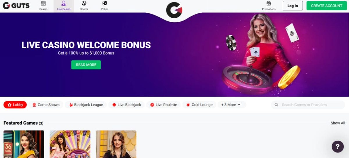 Guts Casino : Bonuses, Interac Payouts image 2